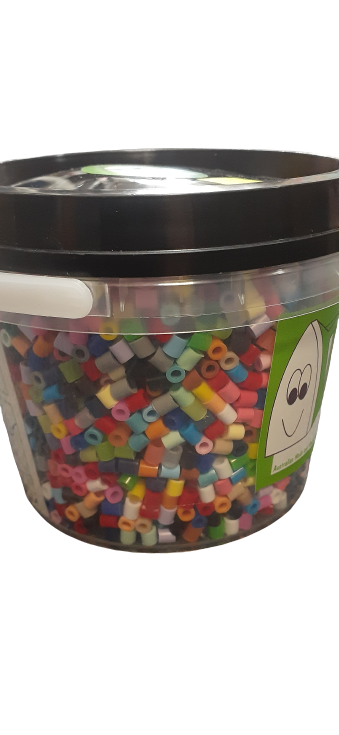 Iron Me Beads Little Bucket Kits - 6000pc Multi Colour Mixed Art & Craft