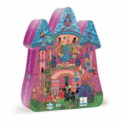 Djeco Fairy Castle 54pc Silhouette Puzzle Puzzle