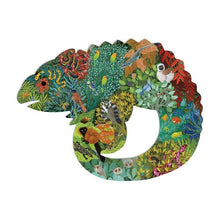 Load image into Gallery viewer, Djeco Chameleon Puzzle Art 150pc Puzzle
