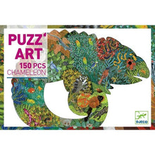 Load image into Gallery viewer, Djeco Chameleon Puzzle Art 150pc Puzzle
