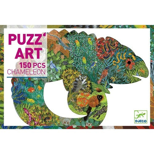 Djeco Chameleon Puzzle Art 150pc Puzzle