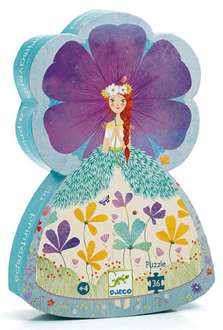 Djeco The Princess of Spring 36pc Silhouette Puzzle Puzzle