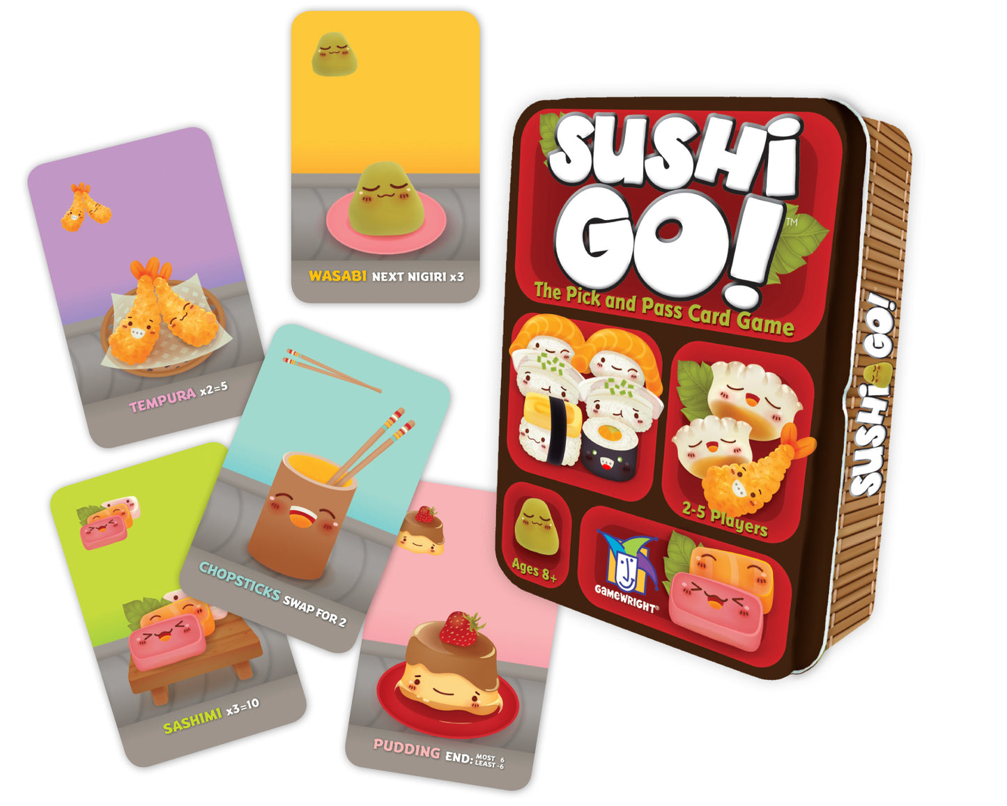 Gamewright Sushi Go Card Game Tin Set Game