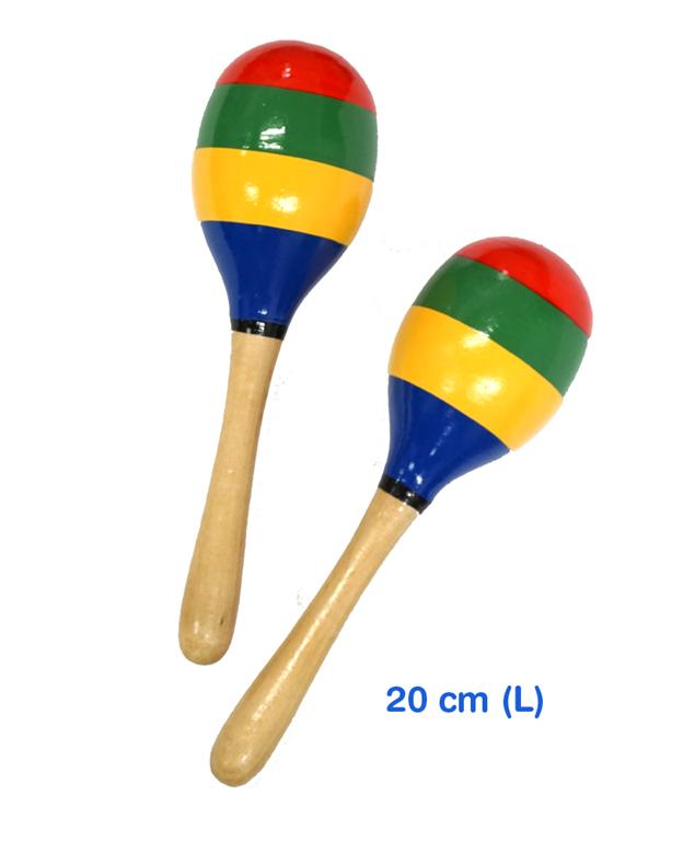 Maracas Striped Music