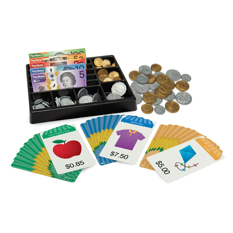 Knowledge Builder Play Money Coin Set 110pc Social Play