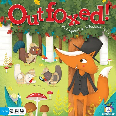 Gamewright Outfoxed Board Game Game