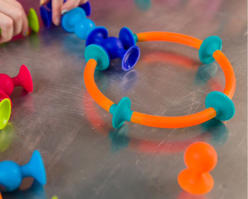 Fat Brain Toys Squigz Toobz Construction