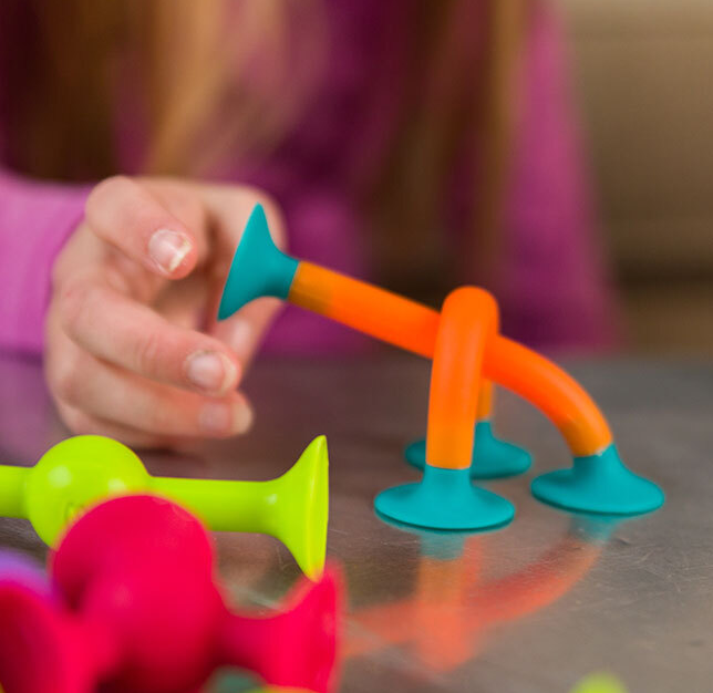 Fat Brain Toys Squigz Toobz Construction