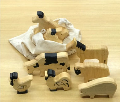 Soft Edged Animal Block Set - Farm Toddler