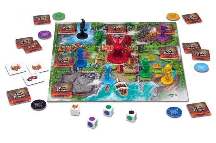 Cayro Land of Dragons Board Game Game
