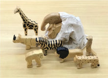 Load image into Gallery viewer, Soft Edged Animal Block Set - Wild Animals
