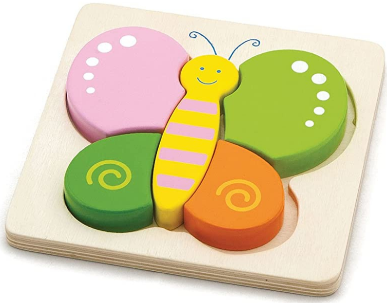 Viga Mini Block Puzzles Butterfly Puzzle