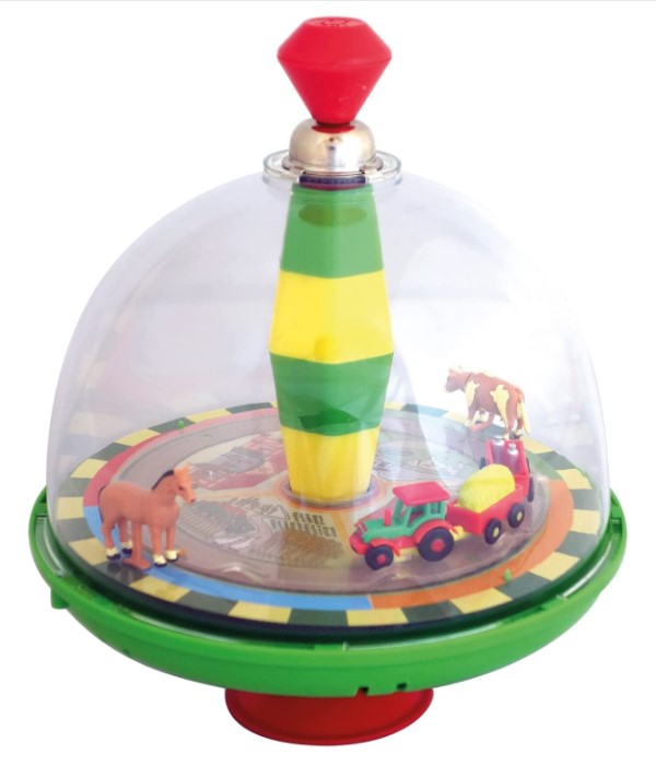 Maro Toys Spinning Top Farmyard with Sounds