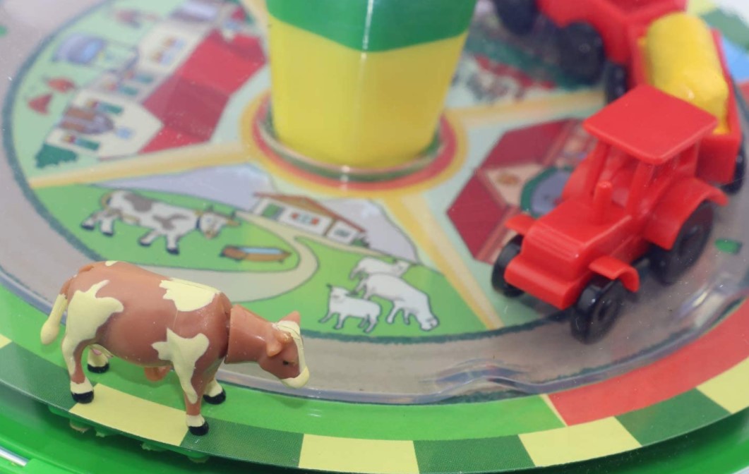 Maro Toys Spinning Top Farmyard with Sounds Toddler