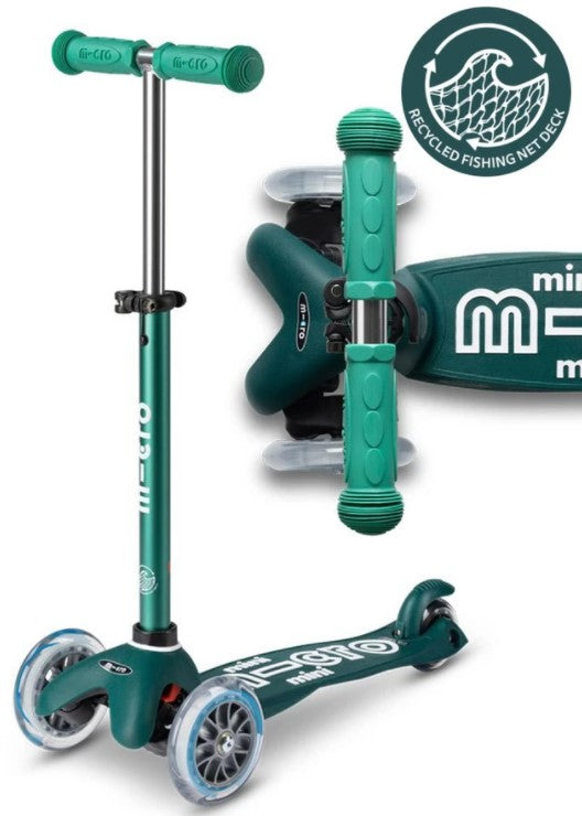 Micro Scooter Mini Deluxe ECO Green Ride On Scooter