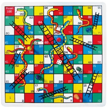 Fun Factory Snakes And Ladders Game