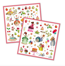 Load image into Gallery viewer, Djeco Stickers 160pc - Princess Tea Party
