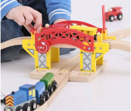 Bigjigs Toys Rail Lifting Bridge Train
