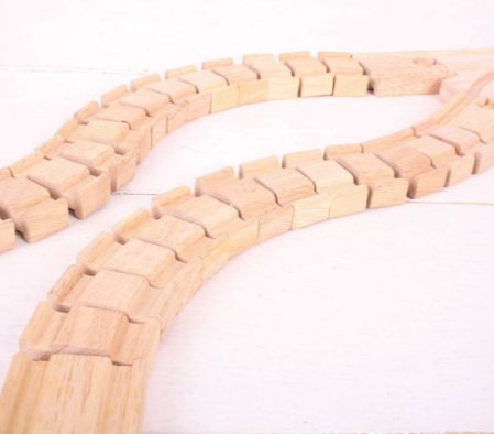 Bigjigs Toys Rail Crazy Track 2pc Train