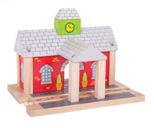 Bigjigs Toys Rail Railway Station Train