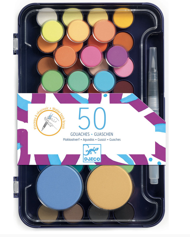 Djeco Artist's Palette 50 Colours Art & Craft