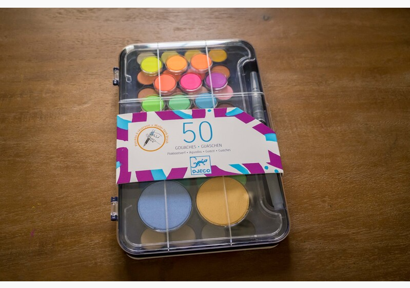 Djeco Artist's Palette 50 Colours Art & Craft