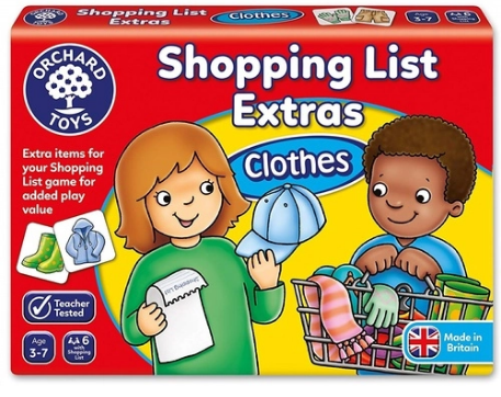Shopping List Booster Pack Clothes - Orchard Toys
