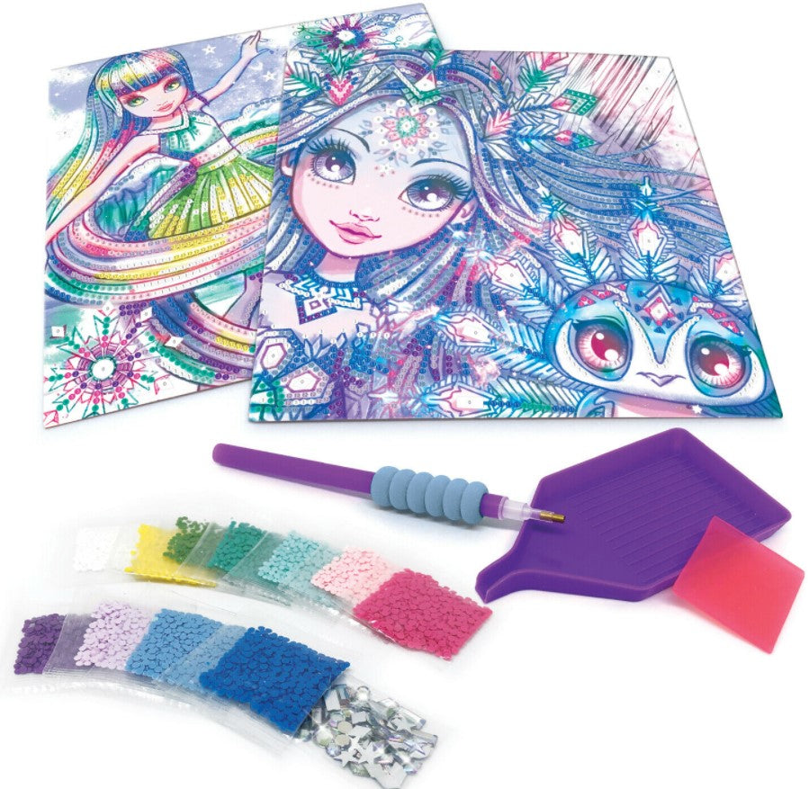 Nebulous Stars Dazzle-By-Number Isadora Art & Craft
