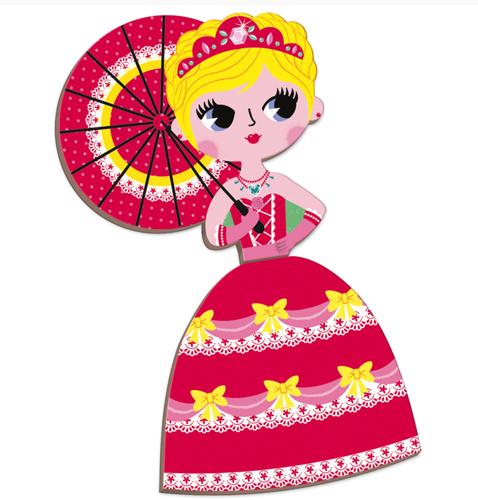 Janod Magneti' Book Princesses Art & Craft