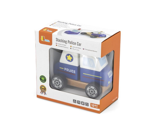Viga Stacking Police Car Toddler