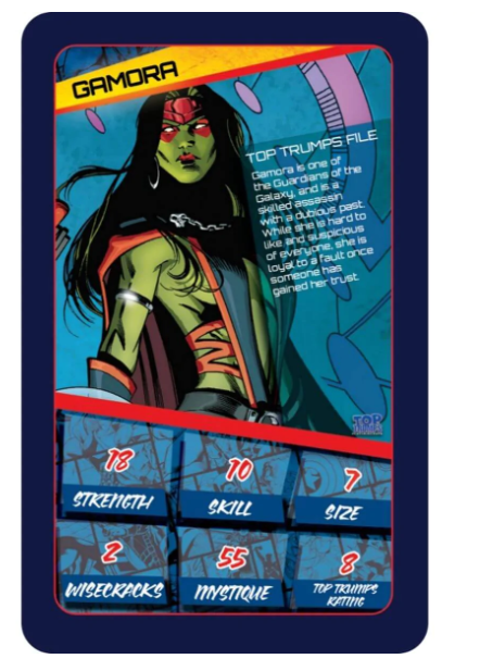Top Trumps Card Game Marvel Universe Games