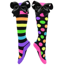 Load image into Gallery viewer, MADMIA Socks - Liquorice Bows
