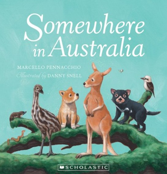 Somewhere In Australia Board Book Book