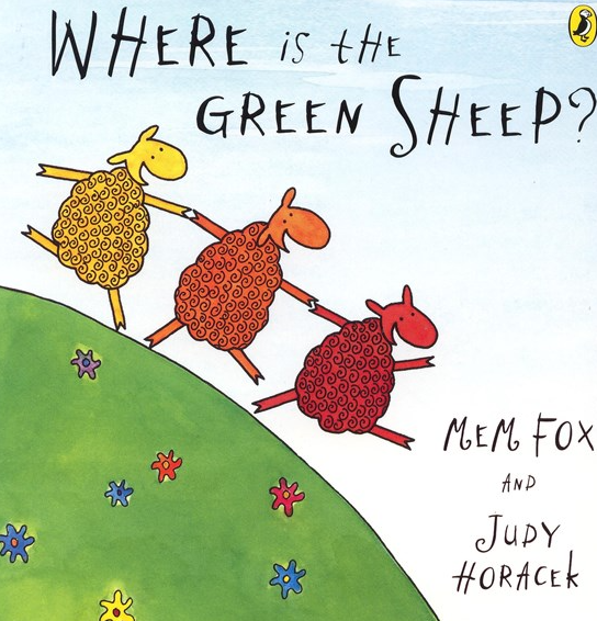 Where Is the Green Sheep? Board Book Book