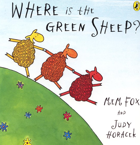 Where Is the Green Sheep? Board Book