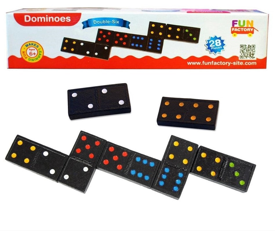 Fun Factory Double Six Dominoes Game