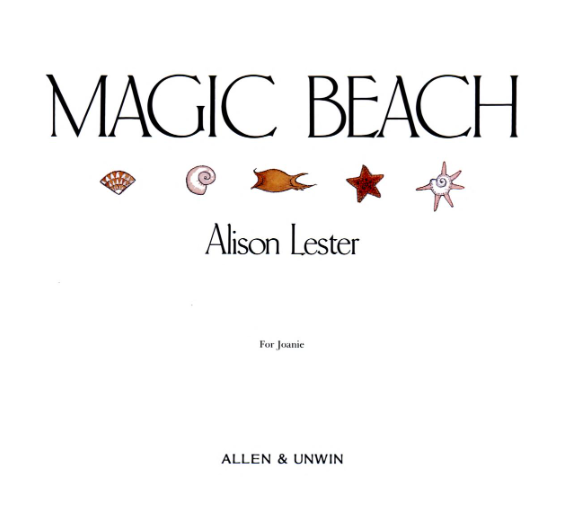 Magic Beach by Alison Lester Book