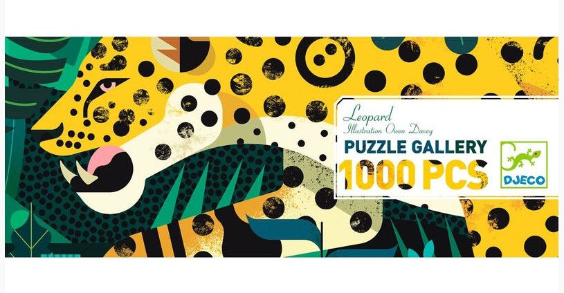 Djeco Leopard Gallery Puzzle 1000pc Puzzle