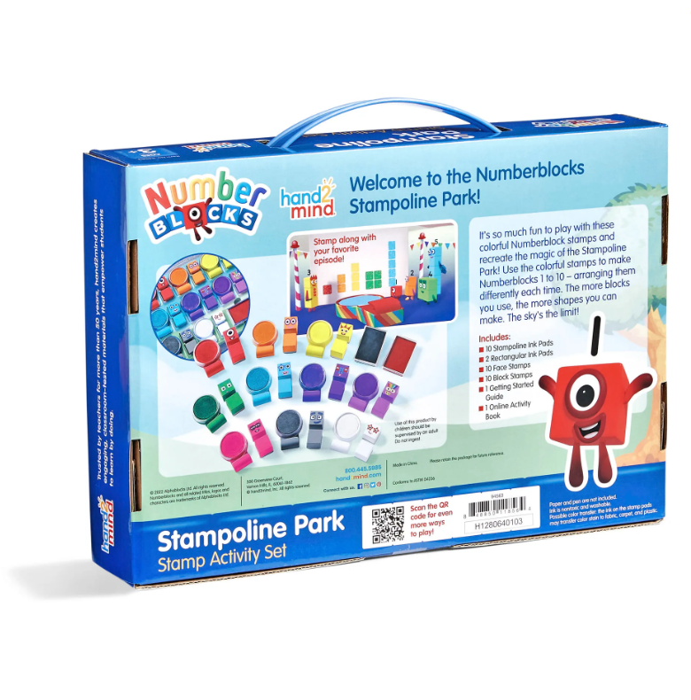 Numberblocks Stampoline Park Activity Set Art and Craft