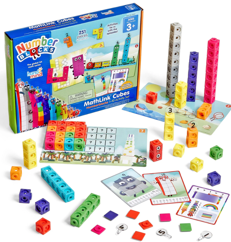 Numberblocks Math Link Cubes 1-10 Activity Set Learning Aid