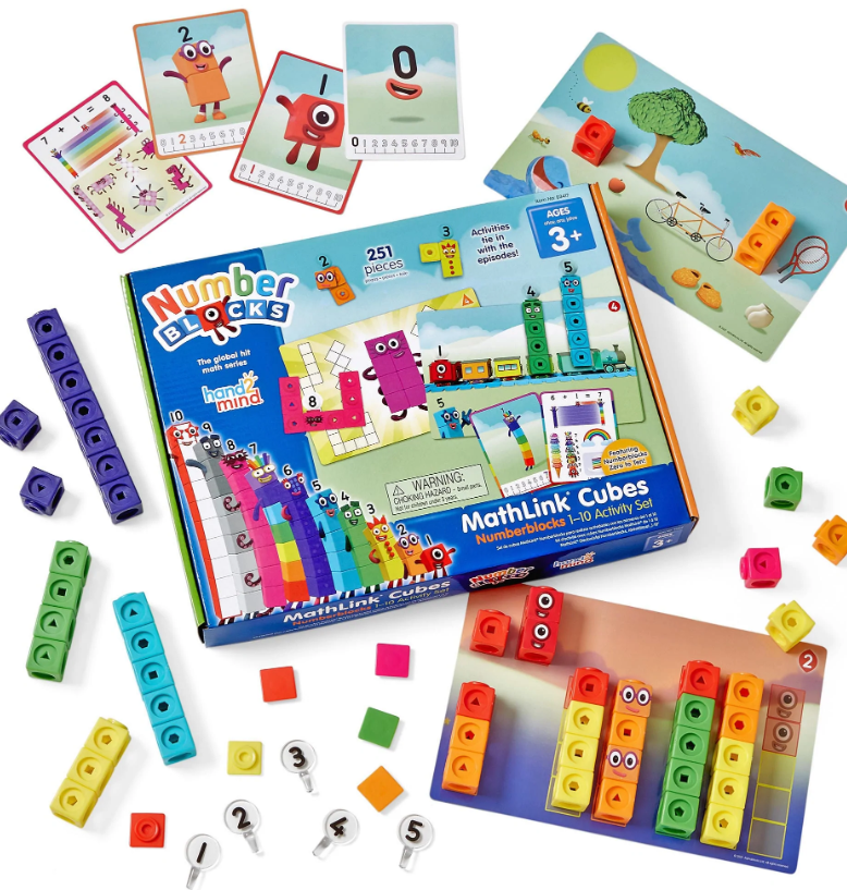 Numberblocks Math Link Cubes 1-10 Activity Set Learning Aid