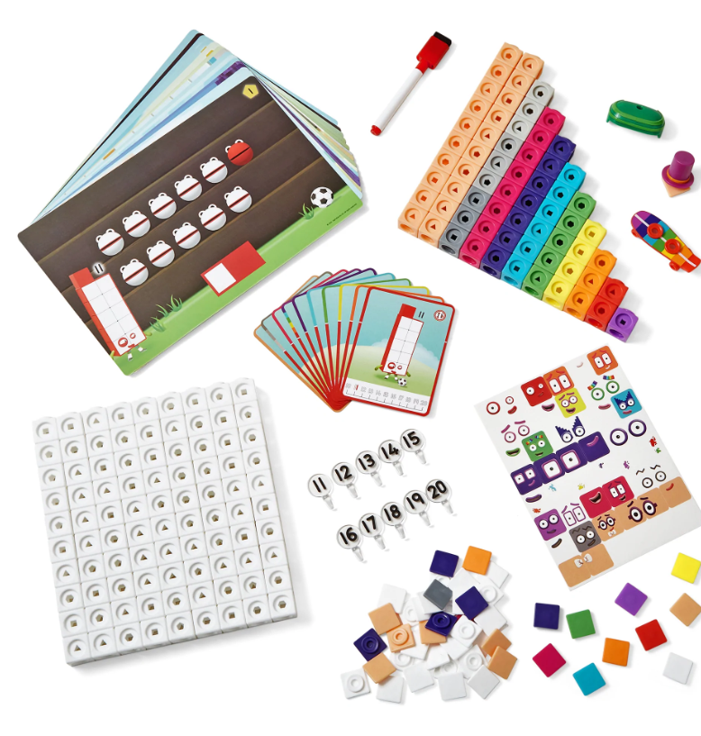 Numberblocks Math Link Cubes 11-20 Activity Set Learning Aid