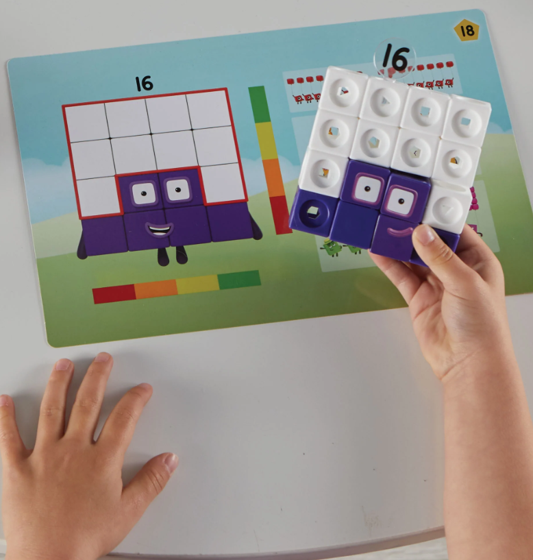 Numberblocks Math Link Cubes 11-20 Activity Set Learning Aid