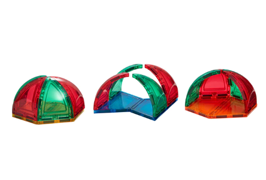 Learn & Grow Toys Magnetic Tiles Dome Pack Construction
