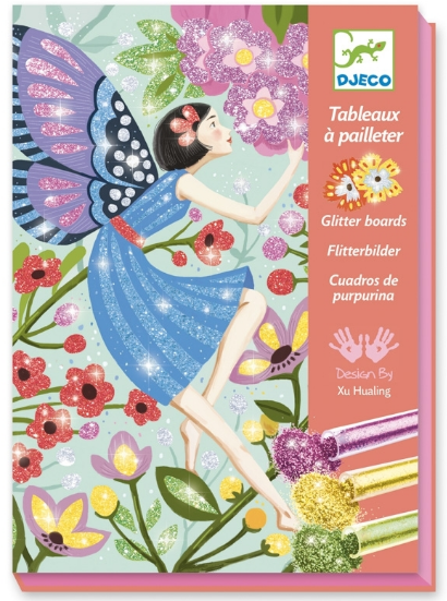 Gentle Life of Fairies Glitter Boards - Djeco Art & Craft