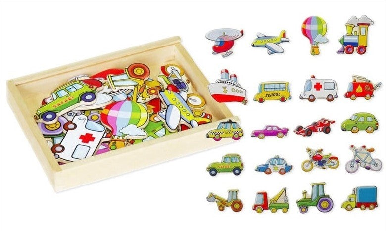 Fun Factory Magnetic Transport 20pc Learning Aid