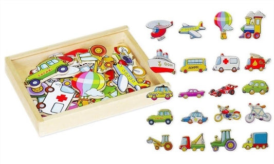 Fun Factory Magnetic Transport 20pc Learning Aid