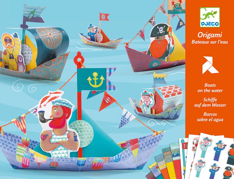 Origami Boats on The Water - Djeco Art & Craft