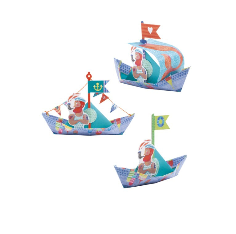 Origami Boats on The Water - Djeco Art & Craft