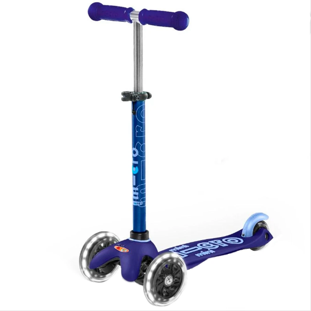 Micro Scooter Mini Deluxe LED Blue Micro Scooter
